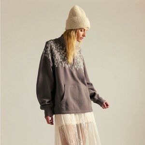 Free people girls night out sweatshirt